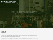 Tablet Screenshot of pelletsfromwood.com